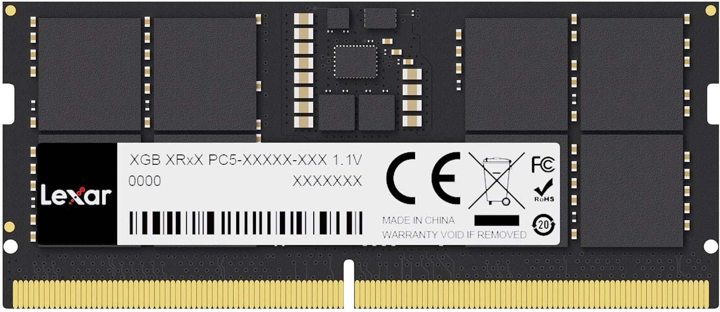 Lexar SODIMM 16GB DDR5 Laptop RAM